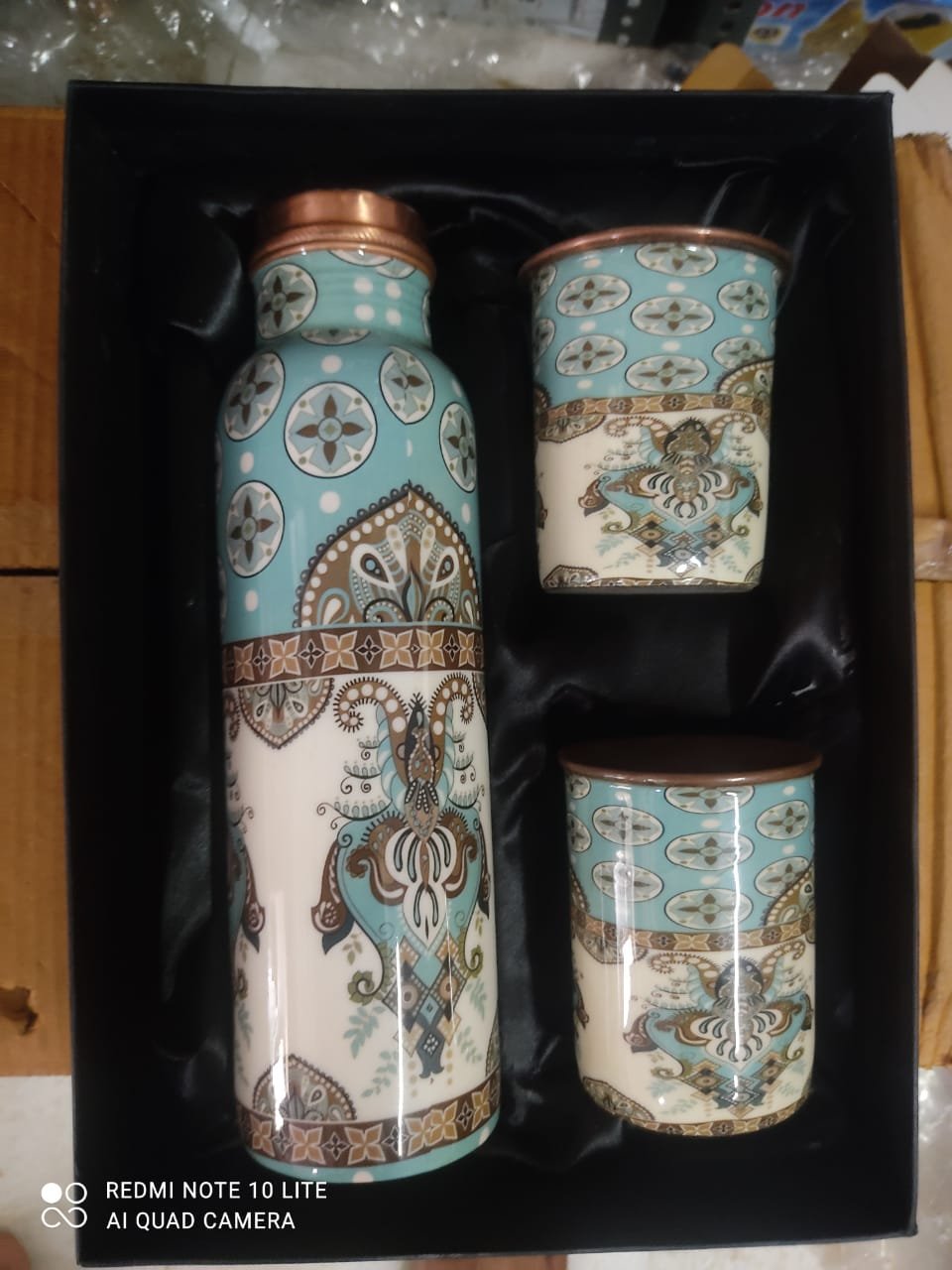 Premium Copper Bottle & Tumbler Set
