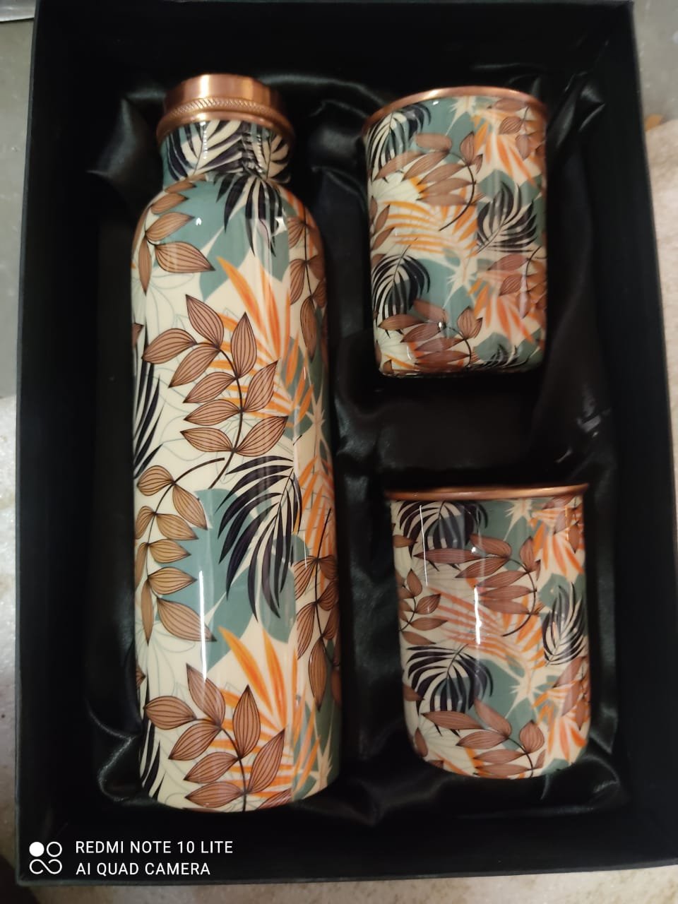 Classic Copper Bottle & Cup Gift Set